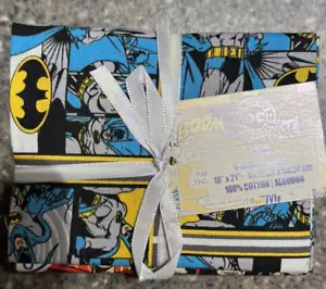 DC Comics Stax Fat Quarters Konvolut (WW, Superman Batman) 5 Stück - Bild 1 von 2