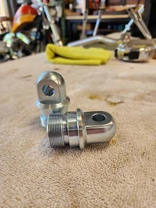 Harley Adjustable Wideglide Fork Tube Plug Set for late model Shovel/EVO - Picture 1 of 3