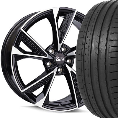 19 Zoll Sommerräder MAM RS6 BFP Alufelgen 225/35 R19 für Seat Cupra Leon Typ KL - Bild 1 von 4