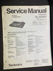 Technics Sl-Bd26u Service Manual Turntable System Original