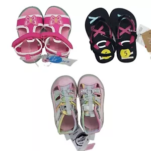 3 pares de zapatos Paquete Niña Pequeña Talla: 5 (Oshkosh, Roxy & Carters) - Imagen 1 de 9