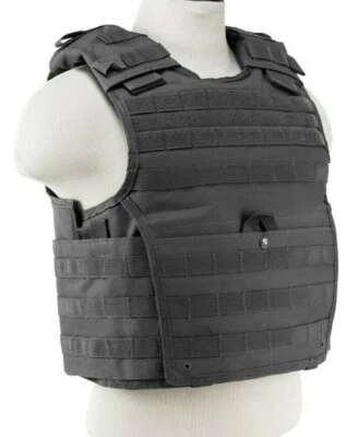VISM Expert Plate Carrier Vest MED-2XL Tactical Shooting Range Duty Gear GRAY - Image 1 of 3