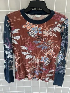 Sundance Bellport Thermo Shirt Damen Größe S Blumenmuster Baumwolle " - Bild 1 von 7