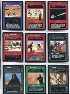 Star Wars CCG Tatooine Complete 30 Card Rare set - Imagen 1 de 4