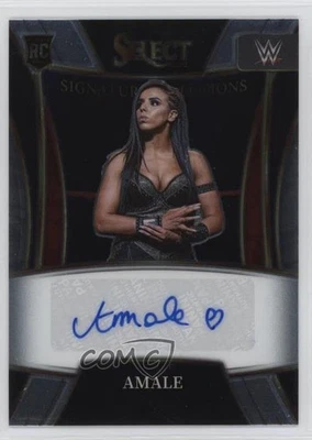 2022 Panini Select WWE Signature Selections Amale #SN-AML Rookie Auto RC - Image 1 of 2