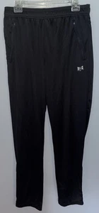 Everlast Black Drawstring 15099 Size Large Training Joggers Athletic Pants Zip - Picture 1 of 4