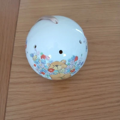 Vintage Ceramic Pomander / Potpourri Ball / Room Freshener "Teddy Bear" - Image 1 of 4