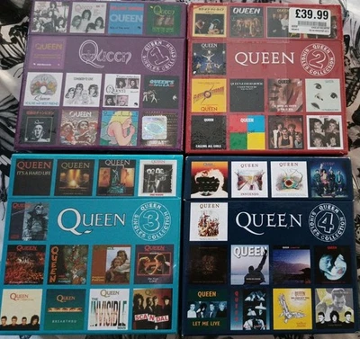 QUEEN. SINGLES COLLECTION VOLUME 1,2 ,3 And 4 CD SINGLES. 4 X BOX SETS. RARE. - Image 1 of 4