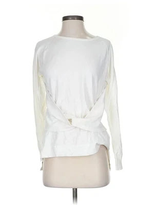 Cardigã feminino Donna Karan New York marfim P - Imagem 1 de 4