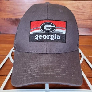 Georgia Bulldogs Hat Cap Adult Snapback Gray Mesh Trucker Zephyr - Picture 1 of 6