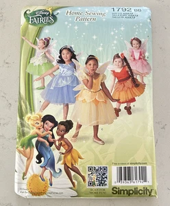 Disfraz Campanilla de Hadas Disney Simplicity 1792 patrón de costura niñas talla 4-8 - Imagen 1 de 6