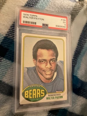 1976 Topps Walter Payton #148 PSA 5 RC Rookie - Image 1 of 2