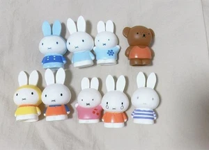 Dick Bruna Miffy Mascot set of 9 soft vinyl Miffy Miffy Miffy Miffy Miffy Miffy - Picture 1 of 1