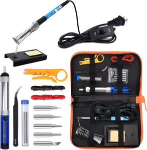 Kit Saldatore Elettrico 60W Stazione Saldante Temperatura Saldatore Strumento Filo - Foto 1 di 6