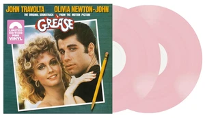 GREASE OST (SOUNDTRACK) 2LP pink vinyl #New/Sealed 2019 - Picture 1 of 5