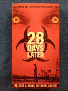 28 Days Later VHS Tape Black Alternate Ending 2003 Horror Zombie Movie - Picture 1 of 12