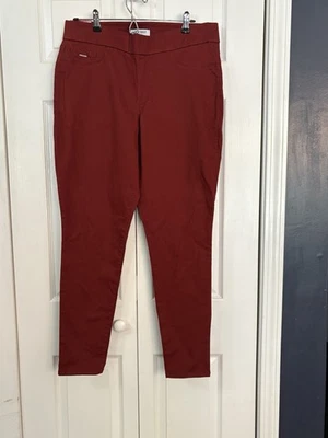 Nuevos pantalones informales ajustados rojos para mujer Nine West Heidi talla 14 nuevos con etiquetas Foto 1 de 4