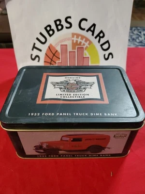 ERTL Harley Davidson - 1932 Ford Panel Truck Dime Bank Diecast 1/43 con estaño nuevo Foto 1 de 4