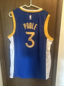 Jordan Poole Golden State Warriors Autographed XXL Jersey PSA COA - Picture 1 of 10