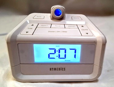 Homedics SS-4520 SoundSpa Digital FM Clock Radio  Time Projection  Great Sounds - Image 1 of 4