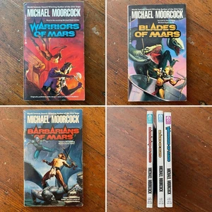 🔥 Michael Moorcock Kane on Mars Series Volume 1-3 1991 Paperback 1st Printings - Bild 1 von 12