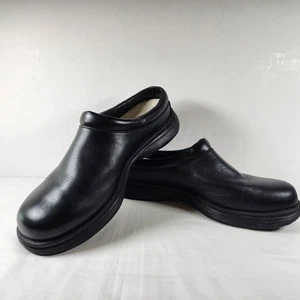 Merrell MOC Topo Slide Pro Black Performance Leather Footwear Shoes Mens Size 8 - Picture 1 of 7