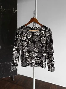 Top camicia donna Marimekko Pilate modello allover manica lunga taglia - XS/S - Foto 1 di 5