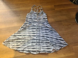 Victoria's Secret PINK Ladies black white summer beach sun dress size M 10 - 12 - Picture 1 of 4