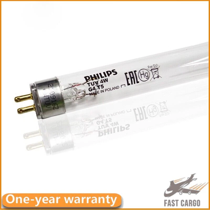 1 PCS Philips TUV 4W G4 T5 TUV Lamp Tube Short Wave Germicidal UV Filter UV NEW - Image 1 of 3