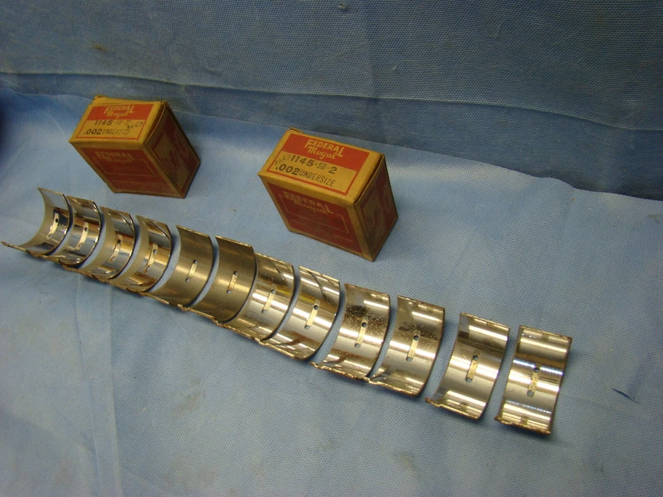 1941 - 1948 NASH 6 ROD "600" Connecting Rod Bearings 002 4240 4640 4740 4840 USA - Image 1 of 1