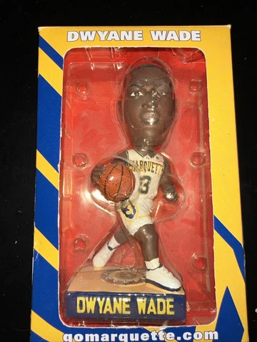 DWAYNE WADE Marquette University "Golden Eagle"s Bobble Head/Box NIB Cover