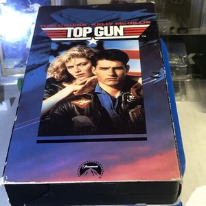 Top Gun VHS 1990 Used Tested Tom Cruise Navy Classic Vintage Val Kilmer Used - Picture 1 of 4