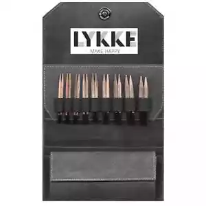 Juego de regalo intercambiable de madera a la deriva Lykke ::: en gris bolsa de mezclilla totalmente nuevo - Imagen 1 de 1