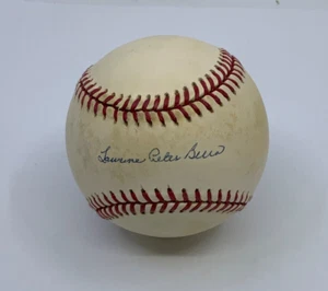 YOGI BERRA Signed Full Name Used Baseball Peter Lawrence AUTO PSA HOF - RARE! - Picture 1 of 1