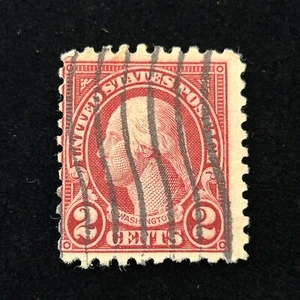 Sehr seltene George Washington Briefmarke rot zwei 2 Cent - Bild 1 von 4