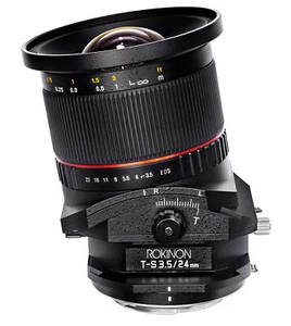 Rokinon 24mm F3.5 Full Frame Tilt Shift Lens (Nikon F) - Picture 1 of 3