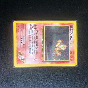 Vintage Blaine's Moltres 1/132 Holo Rare Gym Heroes Pokemon Karte - Bild 1 von 2