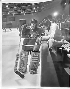 1973 MICHEL BUNNY LAROCQUE ROOKIE TYPE 1 PHOTO NHL HOCKEY GOALIE LEGEND AHL WHA - Picture 1 of 12