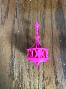 2015 Barbie Doll 3 Story Dream House Pink Replacement Chandelier EUC - Picture 1 of 1