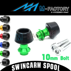 CNC Swingarm Spools Fit ZRX1100 97-00 97 98 99 00 - Foto 1 di 14