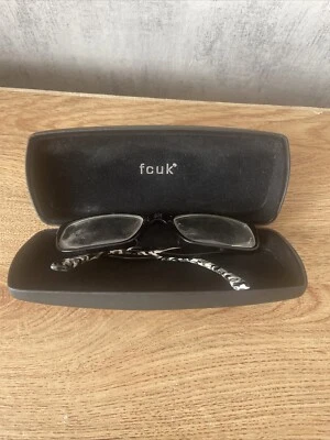 FCUK eyeglasses Black RECTANGLE glasses frame MOD: FCUK96 25384345 - Image 1 of 4