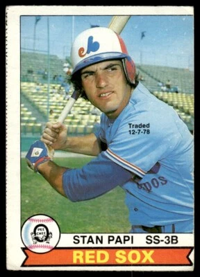 1979 O-Pee-Chee Stan Papi Boston Red Sox #344 R87 - Image 1 of 2