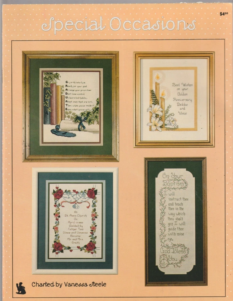 Special Occasions Cross Stitch Patterns By Vanessa Steele - Image 1 of 1