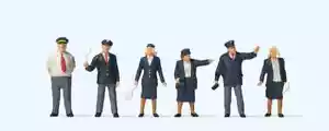 Preiser 73005 - British Rail Staff Set of 6 Figures Set - OO Gauge - Picture 1 of 1