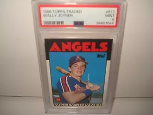 1986 Topps Traded #51T Wally Joyner PSA 9 MINT RC Rookie Check my other items - Picture 1 of 3