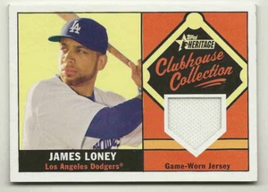 2010 Topps Heritage Clubhouse Collection Jersey James Loney Dodgers #CCR-JL - Picture 1 of 2