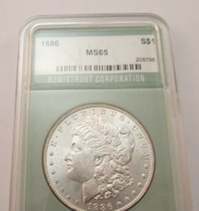 1886 Morgan Dollar NTC Numistrust Corporation - Picture 1 of 9