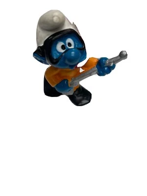 Vintage 1979 Smurfs Scuba Diver Smurf Snorkel 20120 PVC Peyo. Foto 1 de 4