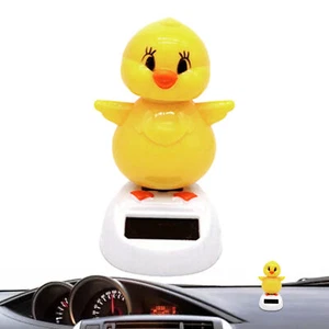 Solar Dancing Chick Solar Dancing Figurines Solar Powered Dancing Toys for Car - Picture 1 of 7