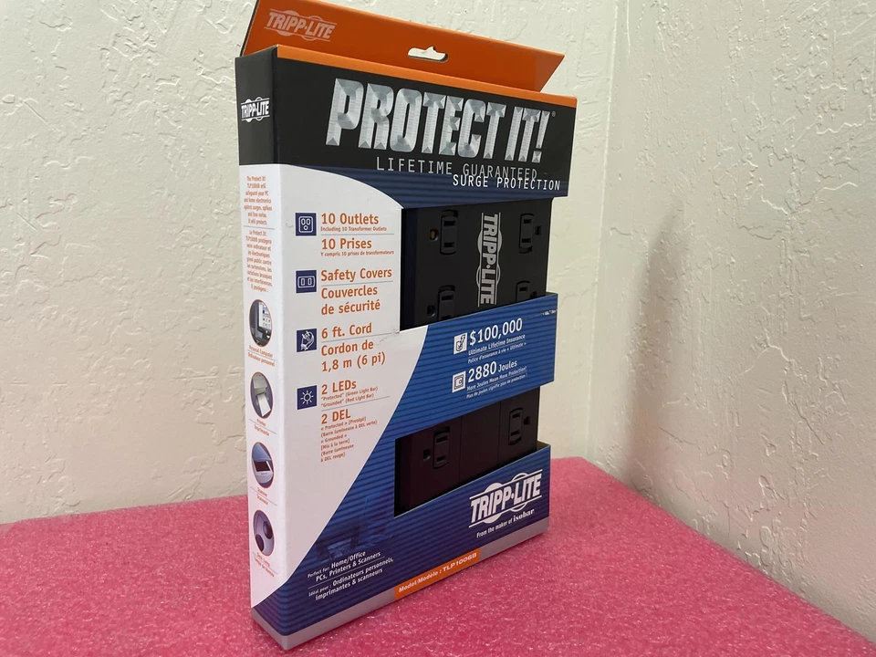 TRIPP-LITE ISOBAR TLP1006B 2880 JOULES SURGE PROTECTOR - Image 1 of 2
